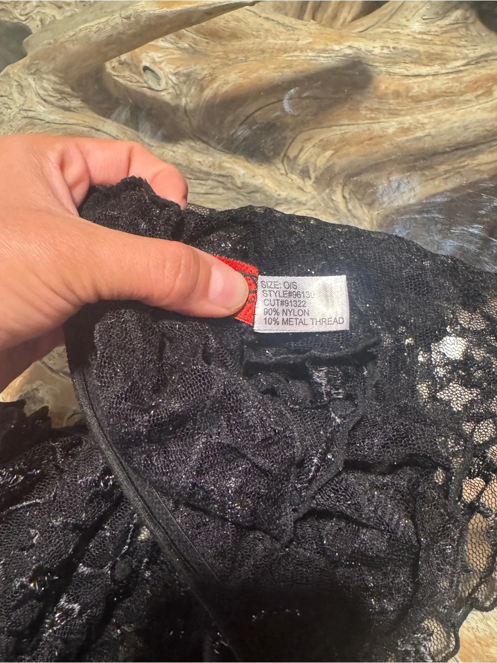 Sheer Lace Babydoll with Open-cup bra & Ruffled Hem